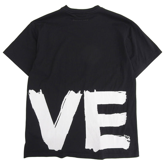 BURBERRY バーバリー CARRICK LOVE PRINT プリント 半袖 Tシャツ トップス メンズ ブラック S 8037302 トップス