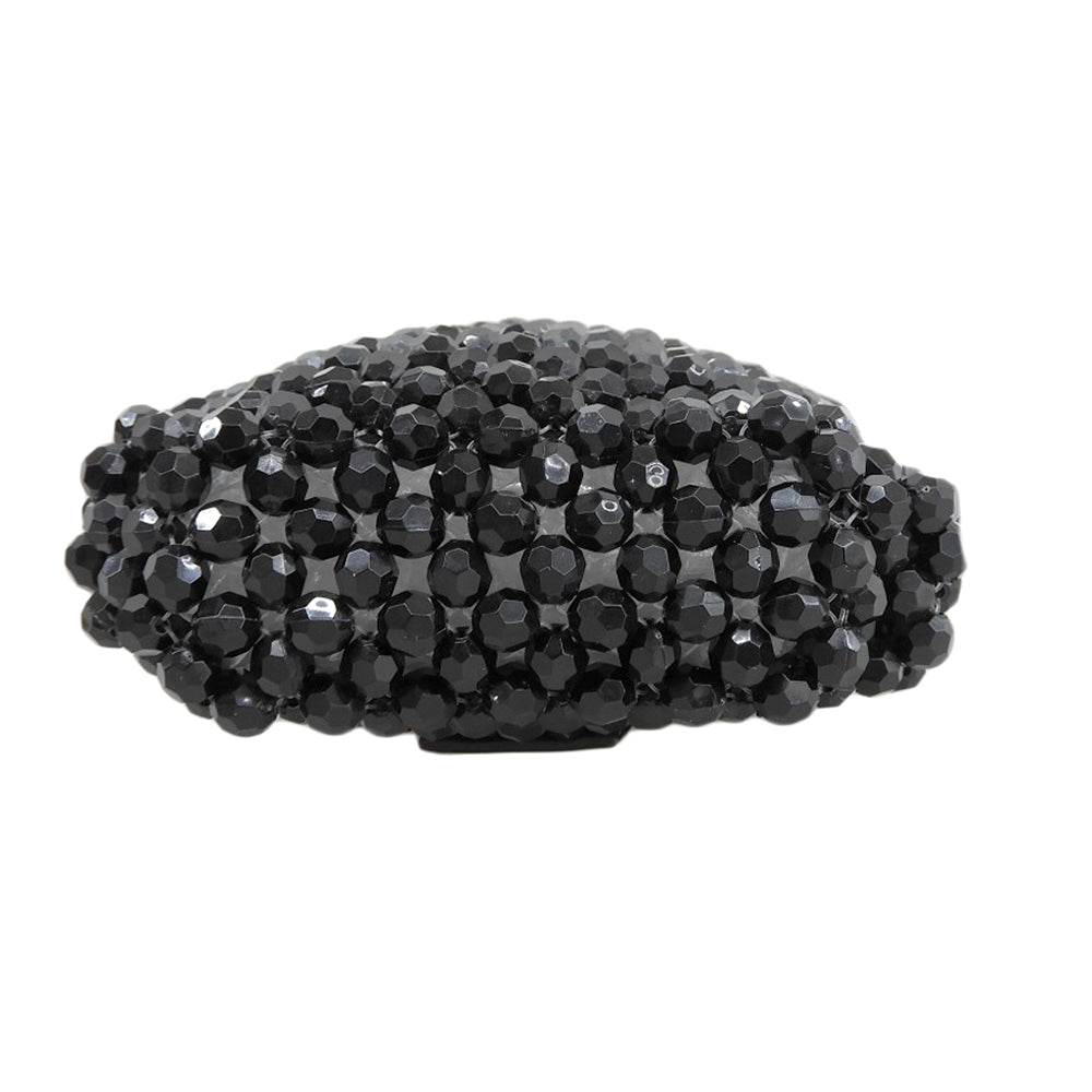 Anya Hindmarch アニヤ ハインドマーチ 美品 ビーズ Eyes Pouch on Strap ショルダーポーチ ショルダーバッグ レディース ブラック ショルダーバッグ