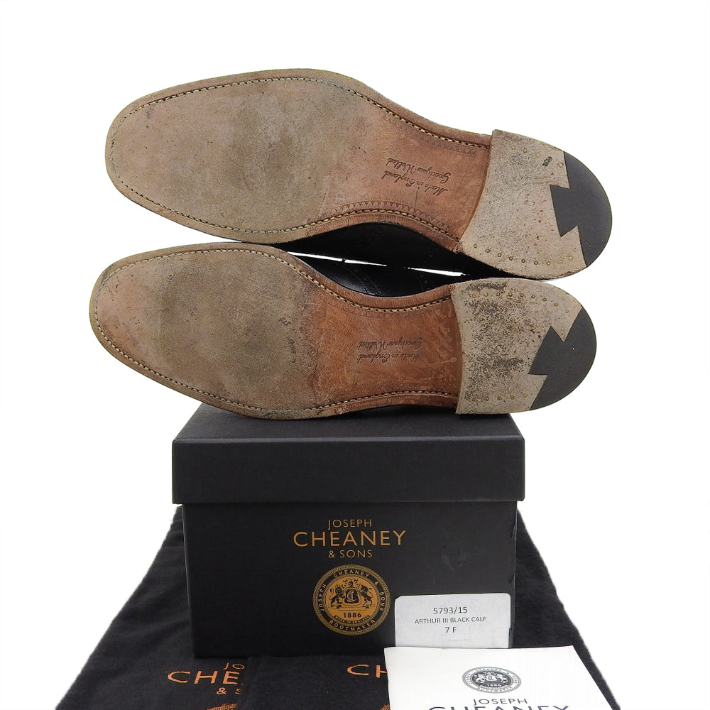 JOSEPH CHEANEY&SONS ジョセフチーニーアンドサンズ ARTHUR III ウイングチップ シューズ メンズ ブラック 7 シューズ