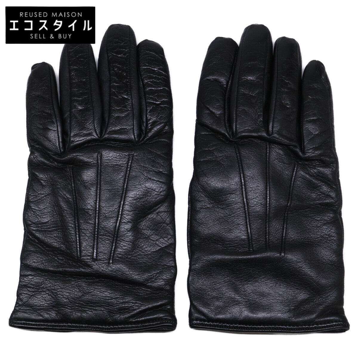 [Excellent Condition] Cashmere-Lined Napa Leather Gloves 7.5 Men's