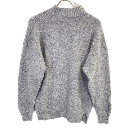 MACALASTAIR Made in Scotland Silver Mist Grey High-Neck Sweater Top 38