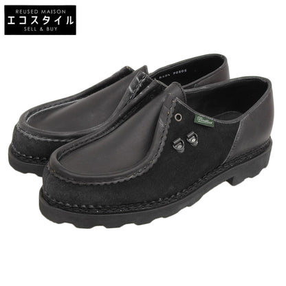 Paraboot パラブーツ スウェード ミカエル チロリアンシューズ メンズ ノワール ブラック 40 1/2 90305 シューズ 40.5