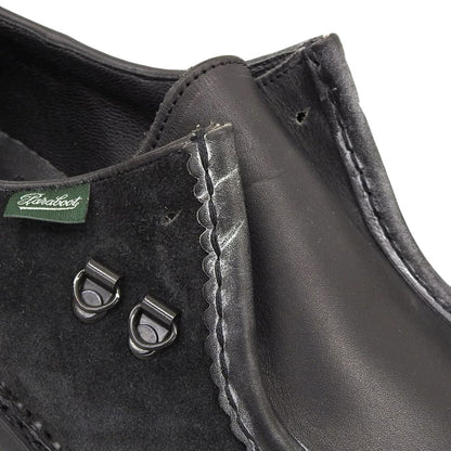Paraboot パラブーツ スウェード ミカエル チロリアンシューズ メンズ ノワール ブラック 40 1/2 90305 シューズ 40.5