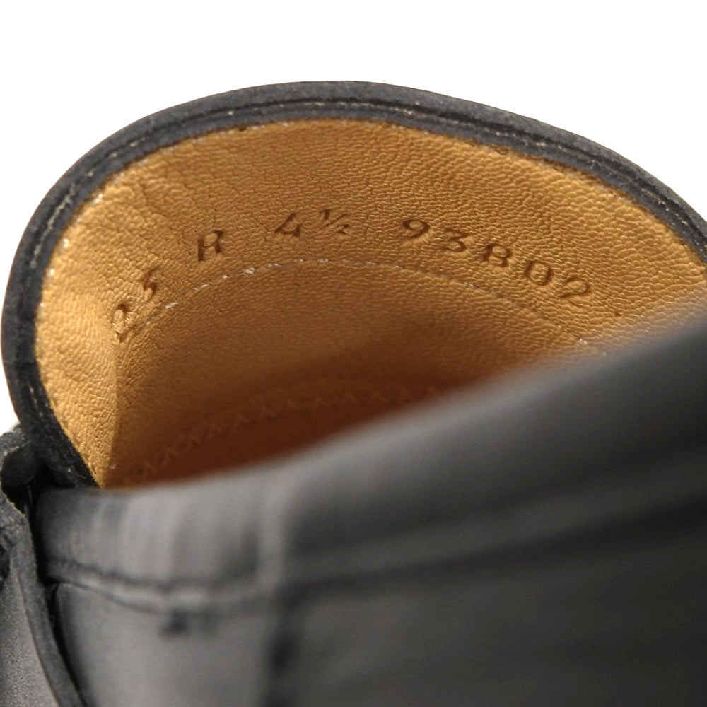 Paraboot パラブーツ 新品同様 レザー ランス コインローファー レディース ノワール ブラック 4 1/2 シューズ シューズ 4.5