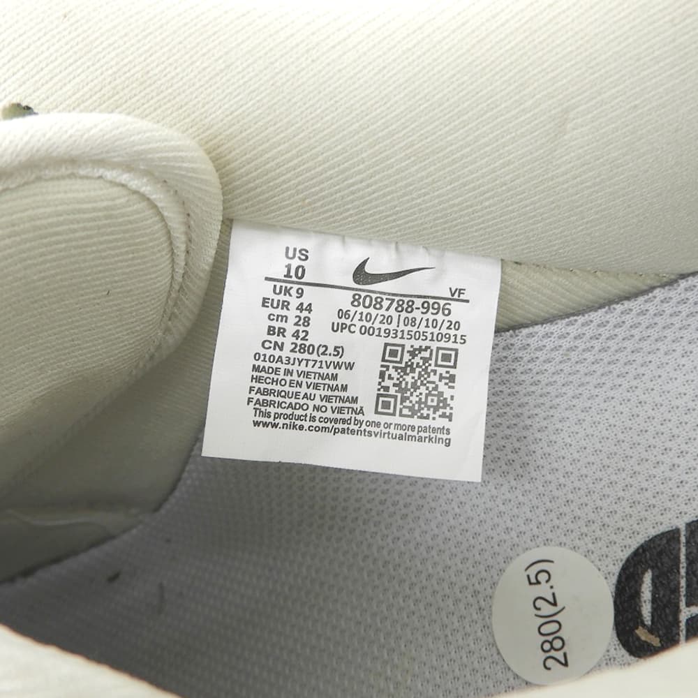 NIKE ナイキ 新品同様 AIR FORCE1 Premium レザー スニーカー シューズ メンズ ブラウン×レッド 28cm 808788-996 20年製 シューズ 10(US)