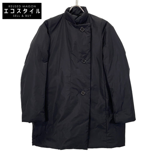 JILSANDER ジルサンダー ブラック ポリエステル ダウン　ピーコート コート