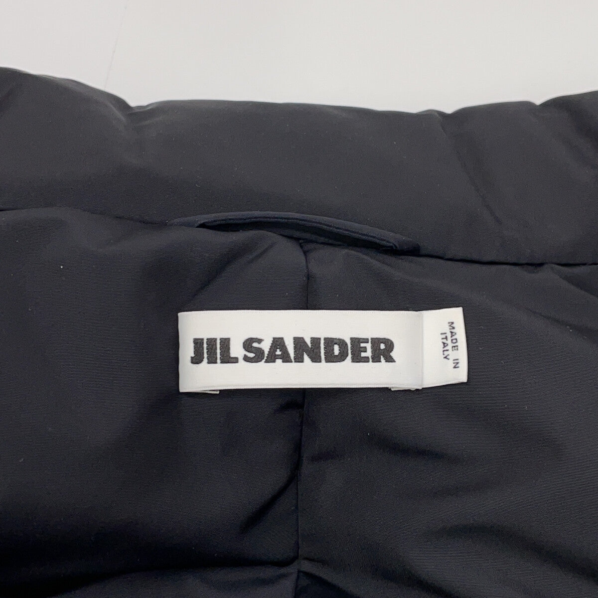JILSANDER ジルサンダー ブラック ポリエステル ダウン　ピーコート JILSANDER ジルサンダー ブラック ポリエステル ダウン ピーコート