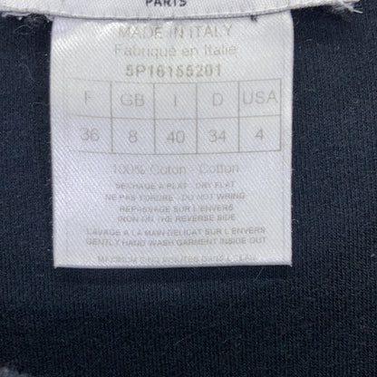 Christian Dior 迪奥 5P16155201 黑色花卉图案徽标女士短袖T恤 上衣