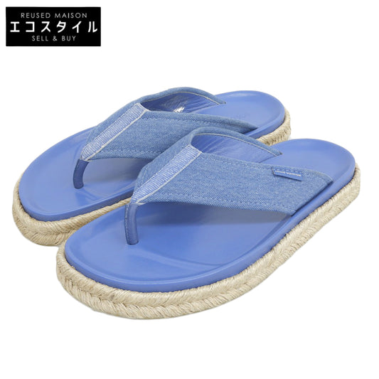 LOUIS VUITTON ルイヴィトン デニム×エスパドリーユ サンダル メンズ ブルー 6 15年 シューズ 6