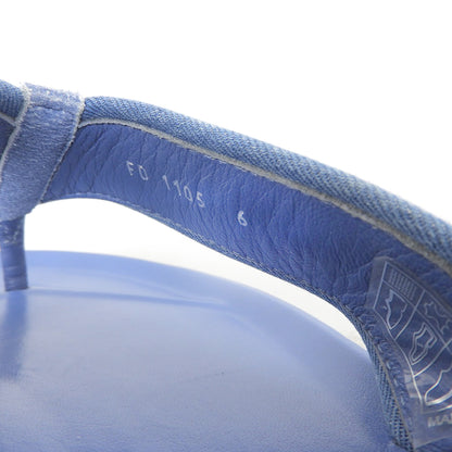 LOUIS VUITTON ルイヴィトン デニム×エスパドリーユ サンダル メンズ ブルー 6 15年 シューズ 6