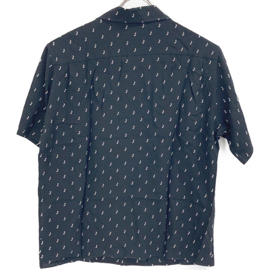 CELINE 2C036736D 19SS Rayon Musical Note Pattern S/S Shirt Top