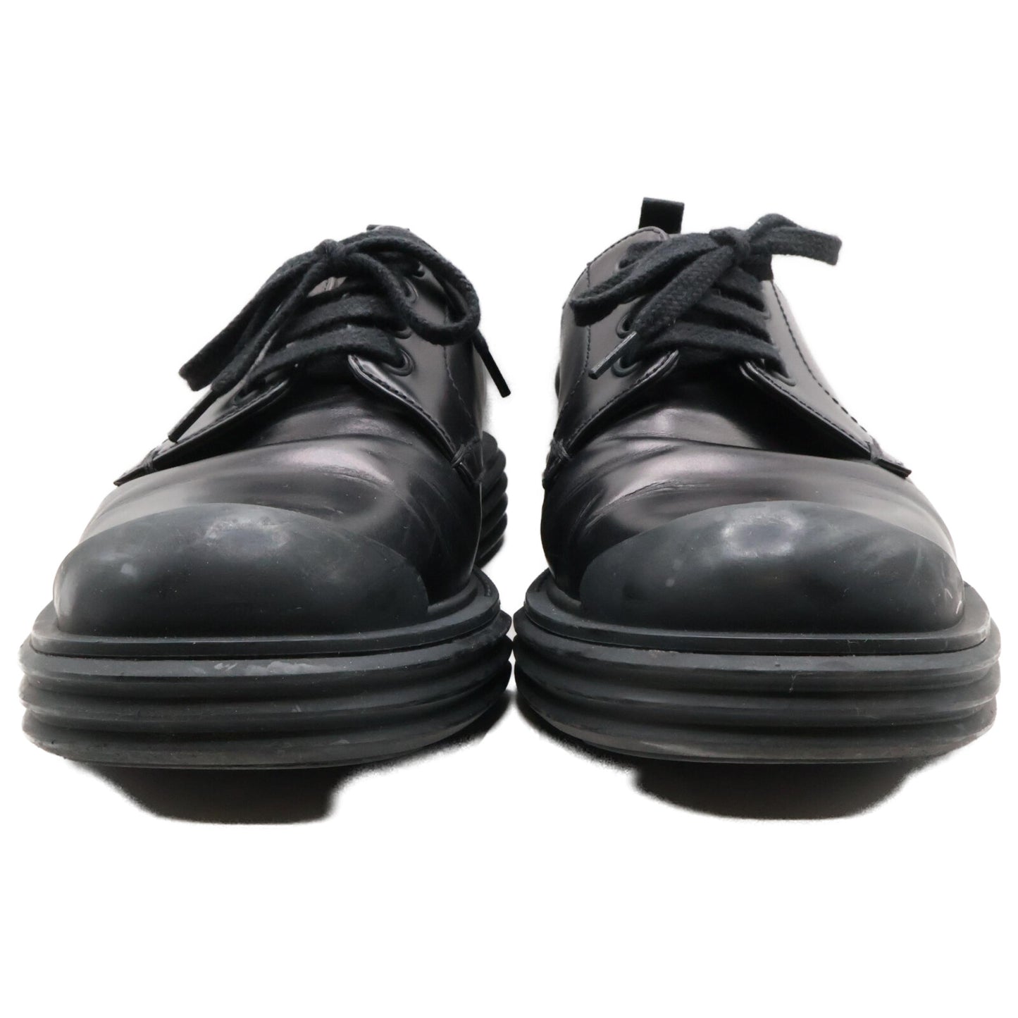 PRADA 2EE286 Leather Lace-up Shoes