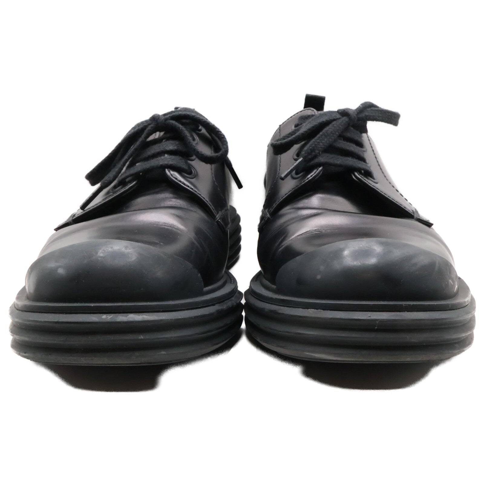 PRADA 2EE286 Leather Lace-up Shoes