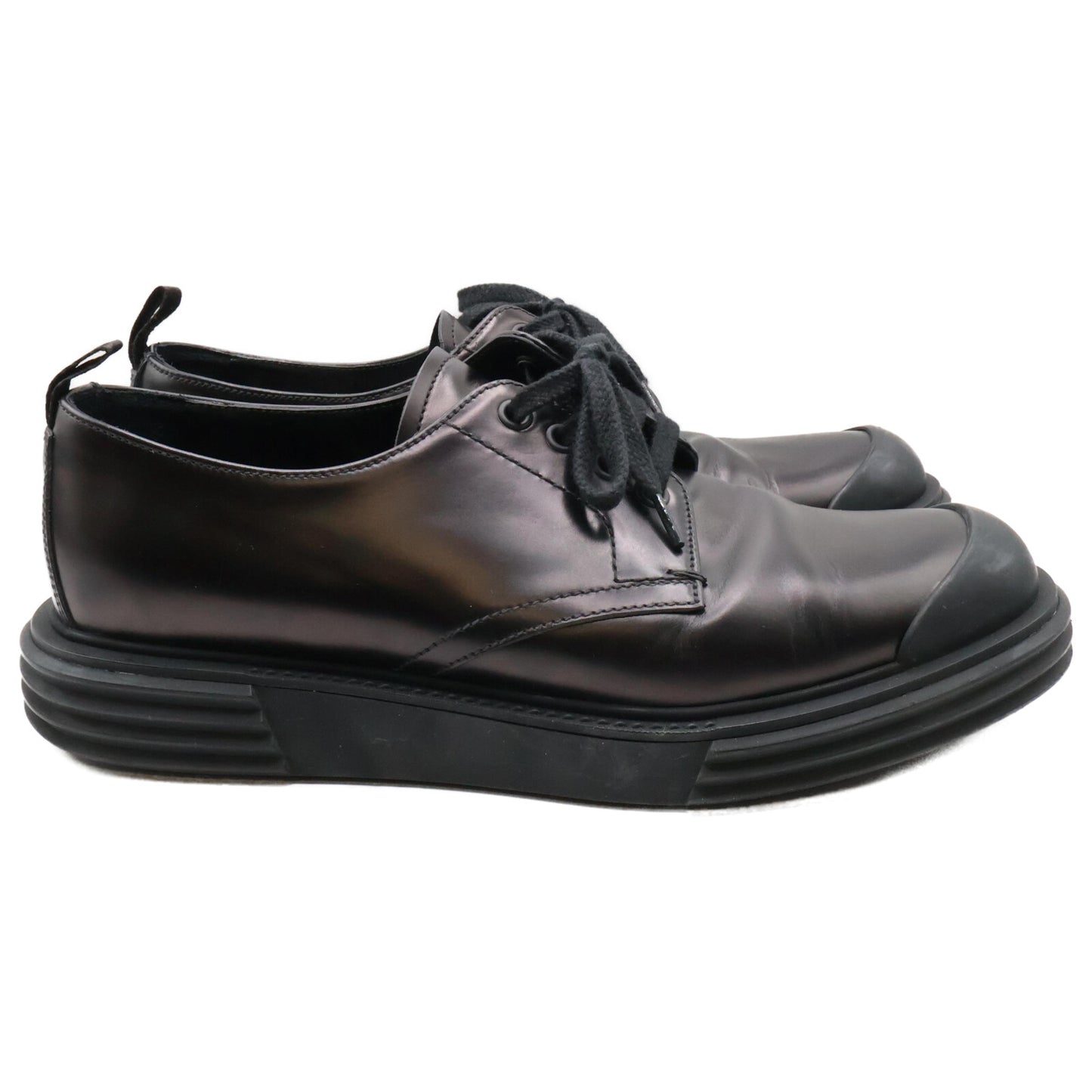 PRADA 2EE286 Leather Lace-up Shoes