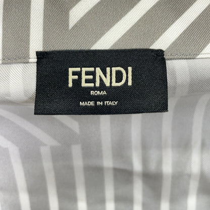 FENDI FS0795 23SS Grey All-over Pattern S/S Shirt Top