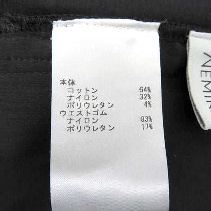 新品同様 コットン ワイドパンツ ボトムス レディース ブラック 1 ボトムス