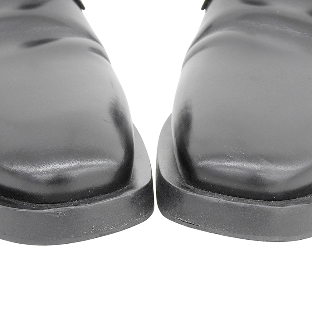 JIL SANDER ジルサンダー 美品 レザー シューズ レディース 黒 ブラック 35 1/2 シューズ 35.5