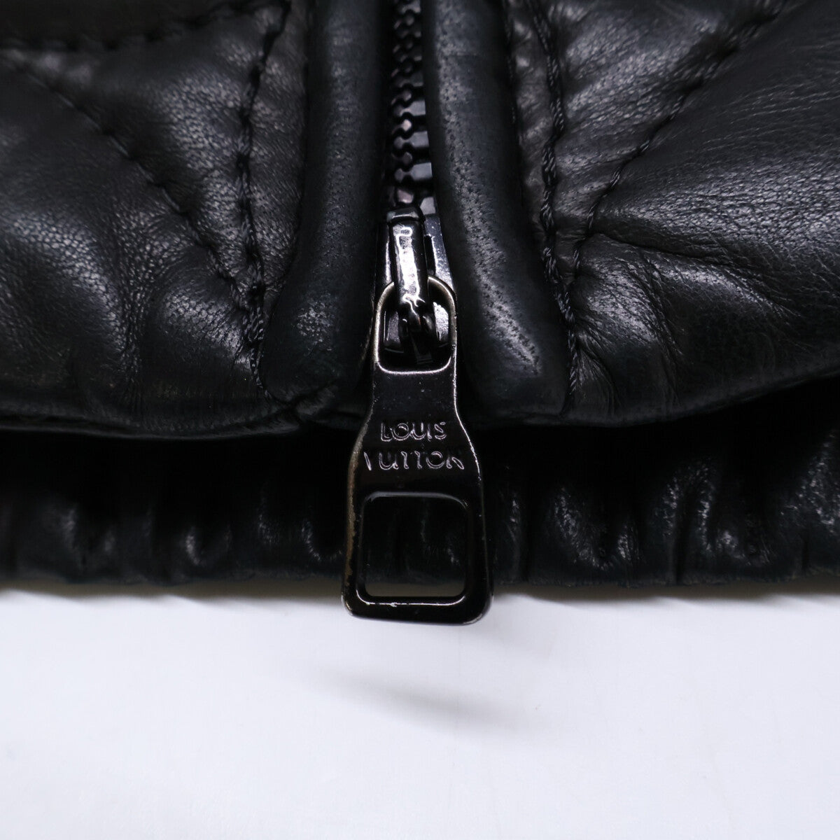 Domestic Regular RM212Q ET7 HLL55E Monogram Flower Quilting Lamb Leather Blouson Jacket 50 Mens