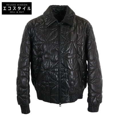 国内正品 RM212Q ET7 HLL55E Monogram 印花绗缝羔羊皮夹克 50 男士