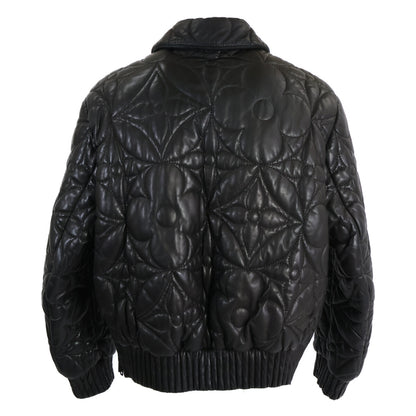 Domestic Regular RM212Q ET7 HLL55E Monogram Flower Quilting Lamb Leather Blouson Jacket 50 Mens