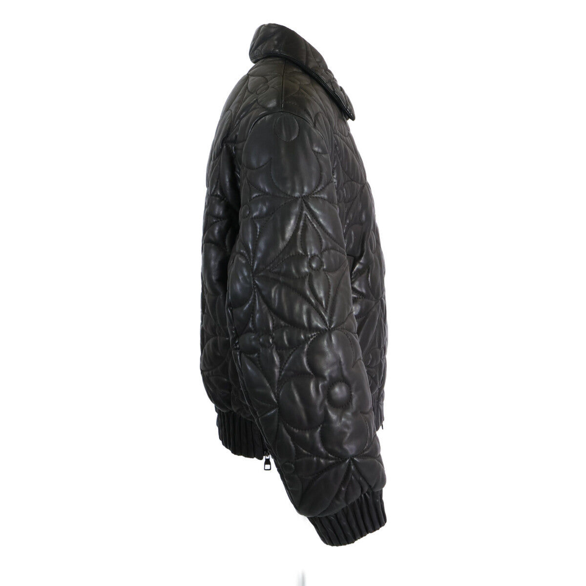 Domestic Regular RM212Q ET7 HLL55E Monogram Flower Quilting Lamb Leather Blouson Jacket 50 Mens