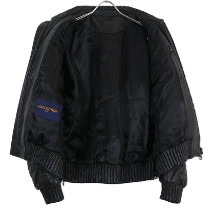 Domestic Regular RM212Q ET7 HLL55E Monogram Flower Quilting Lamb Leather Blouson Jacket 50 Mens