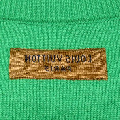 LOUIS VUITTON Louis Vuitton [Mint Condition / Domestic Regular / 23's] RM231Q GK1 HON44W 100% Cashmere Inside-Out Arm Logo Knit Sweater / Top