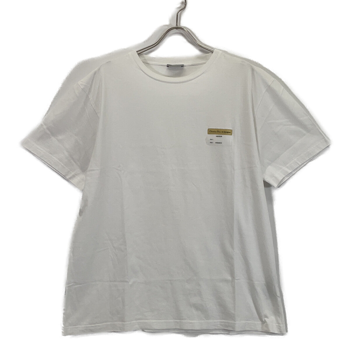 DIOR 迪奥 923J611B0533 19SS 白色 访客贴片T恤 上衣