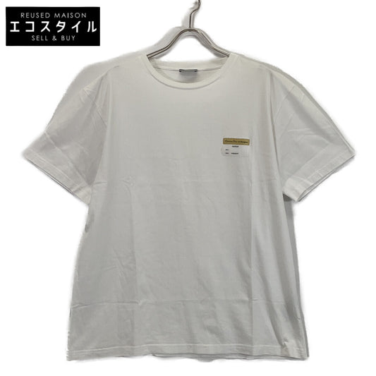 DIOR 923J611B0533 19SS White Visitor Patch T-shirt Top