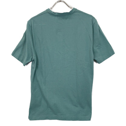 HERMES Light Blue H-embroidered Short-sleeved T-shirt Top