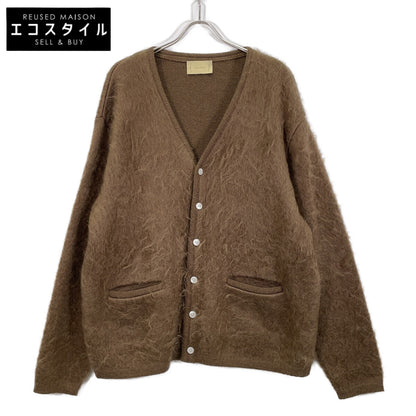 cantate カンタータ 22SSCA0313 ブラウン モヘアシルク Stupid Shaggy Cardigan トップス