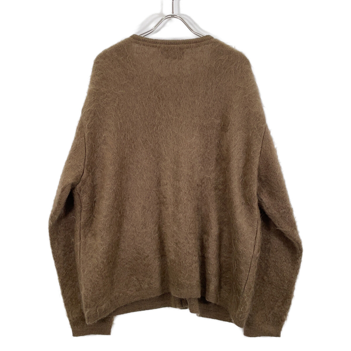cantate カンタータ 22SSCA0313 ブラウン モヘアシルク Stupid Shaggy Cardigan トップス