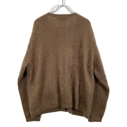cantate カンタータ 22SSCA0313 ブラウン モヘアシルク Stupid Shaggy Cardigan トップス