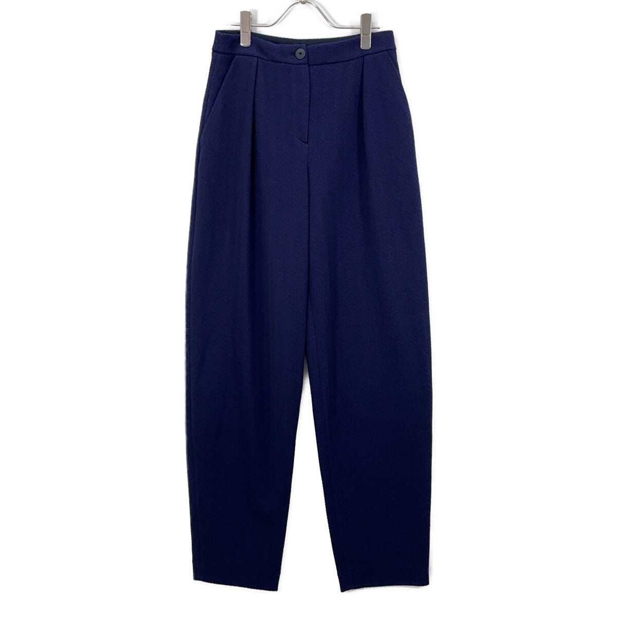 EMPORIOARMANI purple herringbone jacket-and-pants suit set-up suit set-up