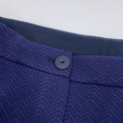 EMPORIOARMANI purple herringbone jacket-and-pants suit set-up suit set-up