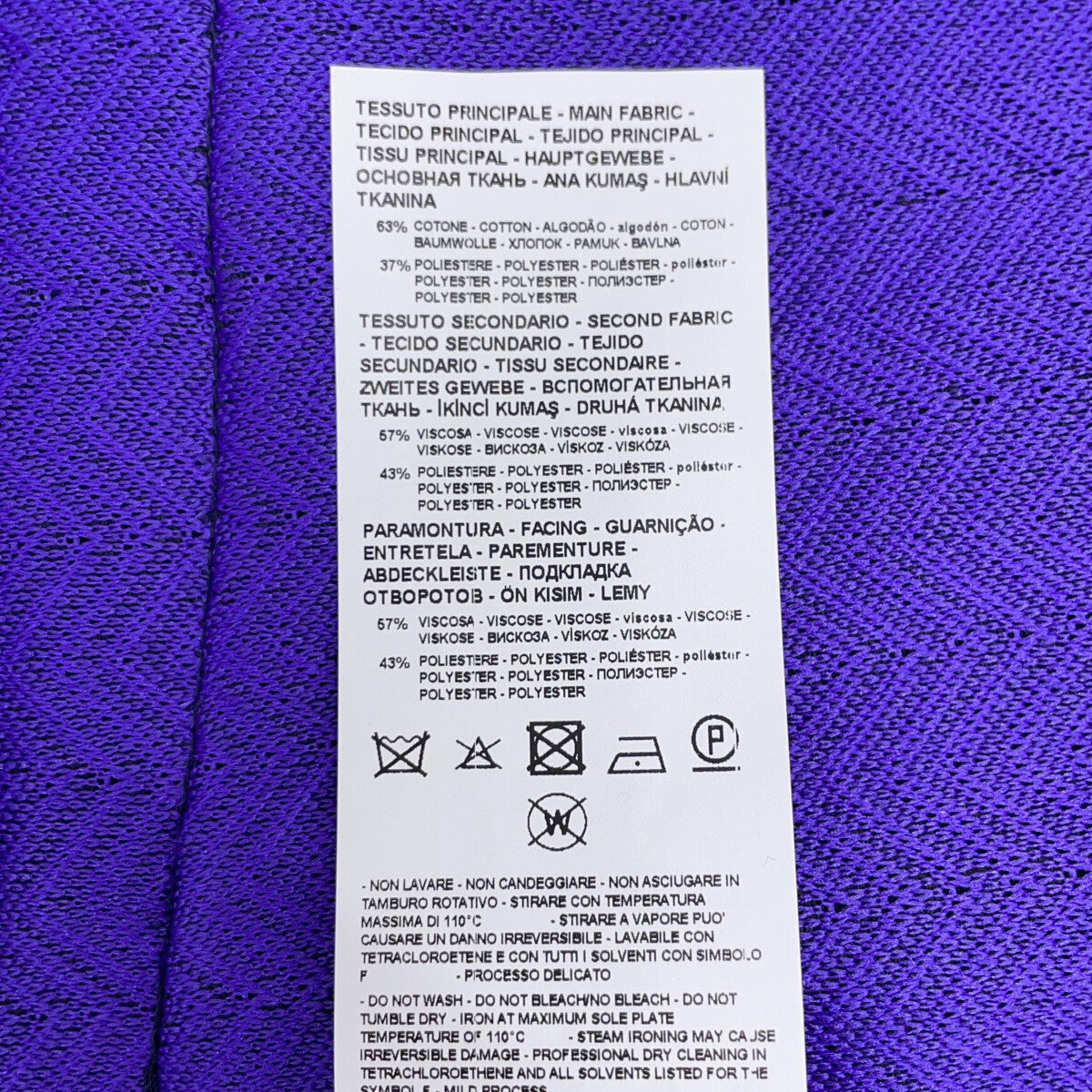 EMPORIOARMANI purple herringbone jacket-and-pants suit set-up suit set-up