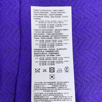 EMPORIOARMANI purple herringbone jacket-and-pants suit set-up suit set-up
