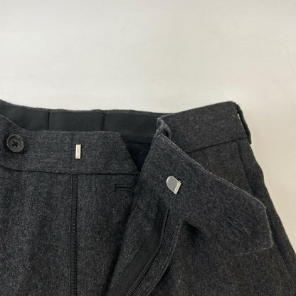 BrooksBrothers ブルックスブラザーズ 100211460 グレー ウールカシミヤ フランネル トラウザーズ ボトムス