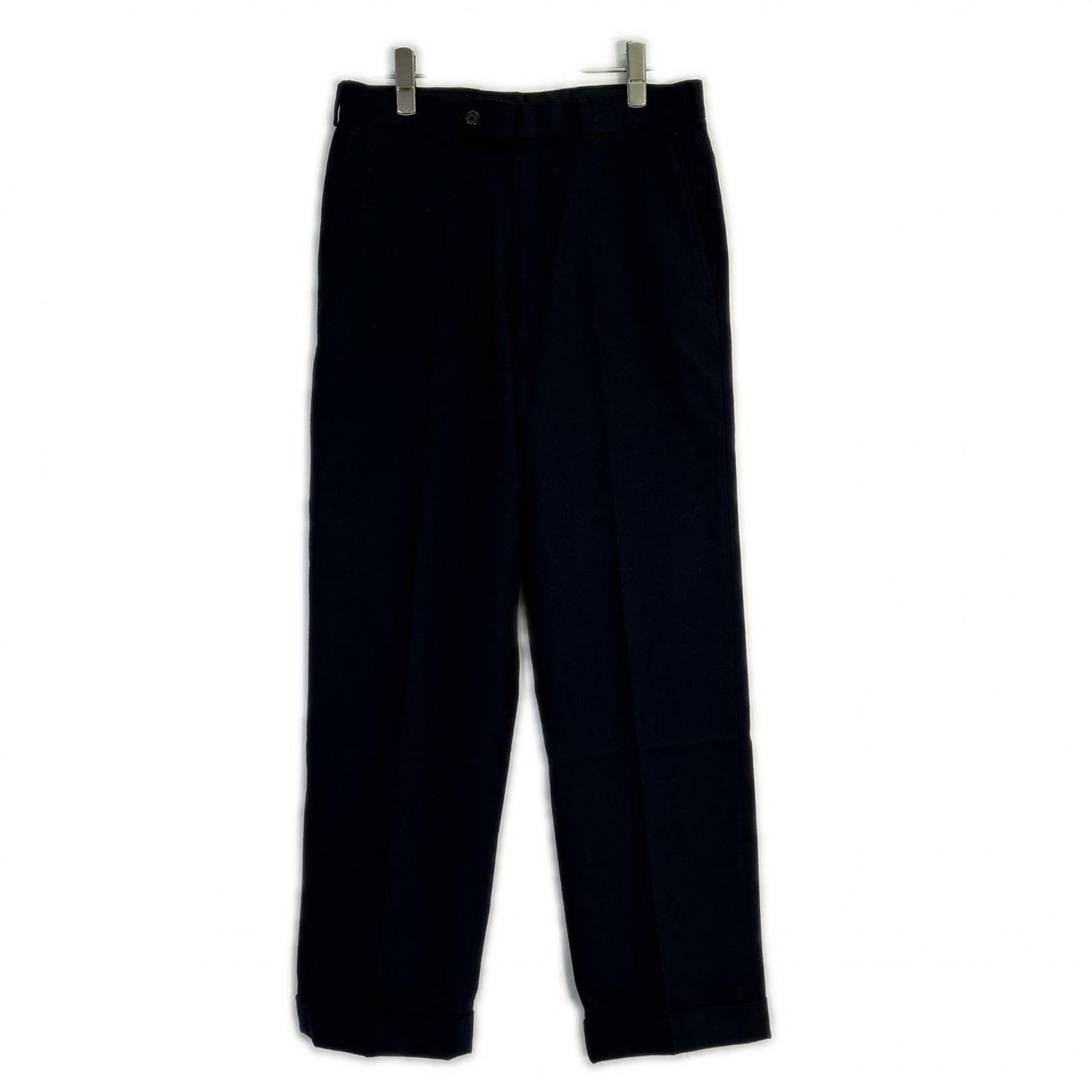 BrooksBrothers ブルックスブラザーズ 100211458 ネイビー ウールカシミヤ フランネル トラウザーズ ボトムス