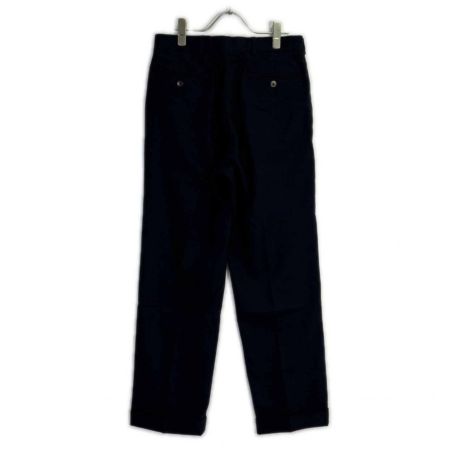 BrooksBrothers ブルックスブラザーズ 100211458 ネイビー ウールカシミヤ フランネル トラウザーズ ボトムス