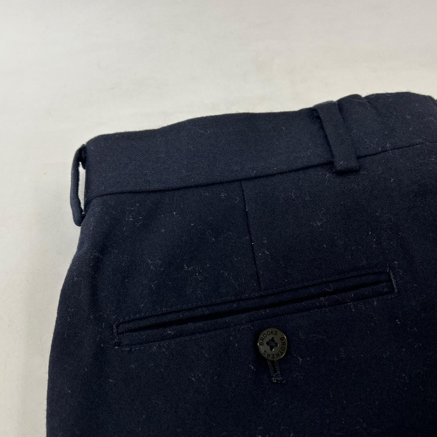 BrooksBrothers ブルックスブラザーズ 100211458 ネイビー ウールカシミヤ フランネル トラウザーズ ボトムス