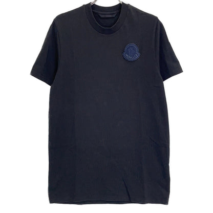 MONCLER Moncler Domestic Regular 23S I20918C00069 Black Logo Patch Short Sleeve T-Shirt Top