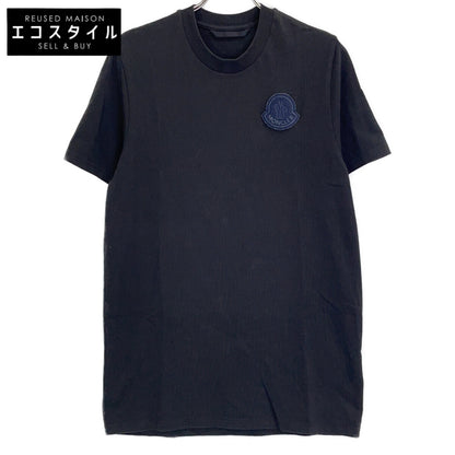 MONCLER Moncler Domestic Regular 23S I20918C00069 Black Logo Patch Short Sleeve T-Shirt Top