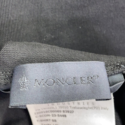 MONCLER Moncler Domestic Regular 23S I20918C00069 Black Logo Patch Short Sleeve T-Shirt Top