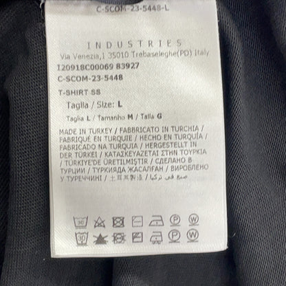 MONCLER Moncler Domestic Regular 23S I20918C00069 Black Logo Patch Short Sleeve T-Shirt Top