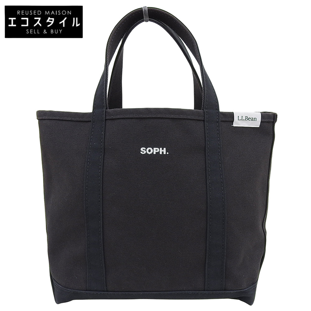 SOPHNET. ソフネット ソリッドボートアンドトート ミディアム トートバッグ メンズ ブラック トートバッグ MEDIUM