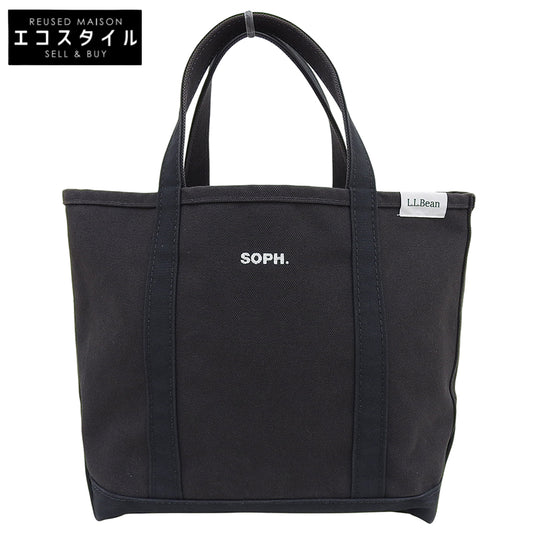 SOPHNET. ソフネット ソリッドボートアンドトート ミディアム トートバッグ メンズ ブラック トートバッグ MEDIUM