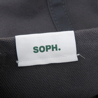 SOPHNET. ソフネット ソリッドボートアンドトート ミディアム トートバッグ メンズ ブラック トートバッグ MEDIUM