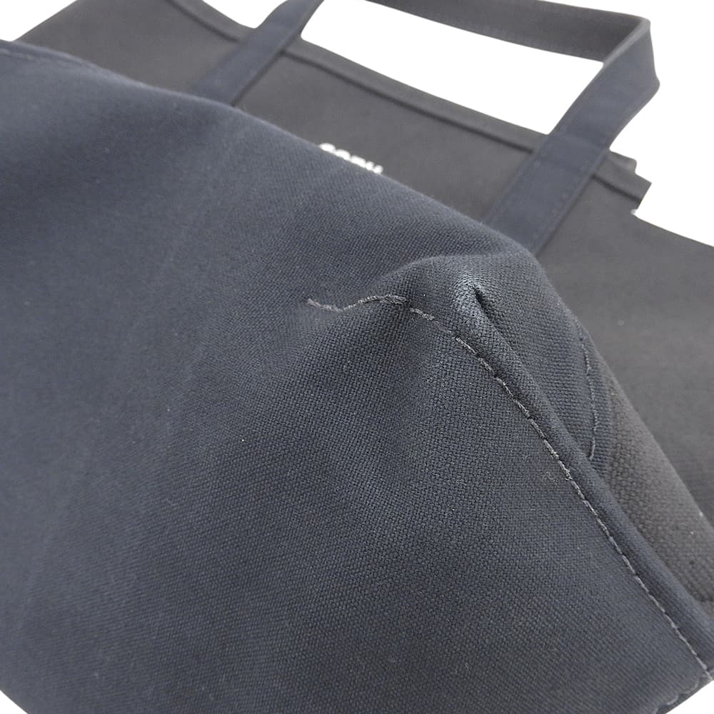 SOPHNET. ソフネット ソリッドボートアンドトート ミディアム トートバッグ メンズ ブラック トートバッグ MEDIUM