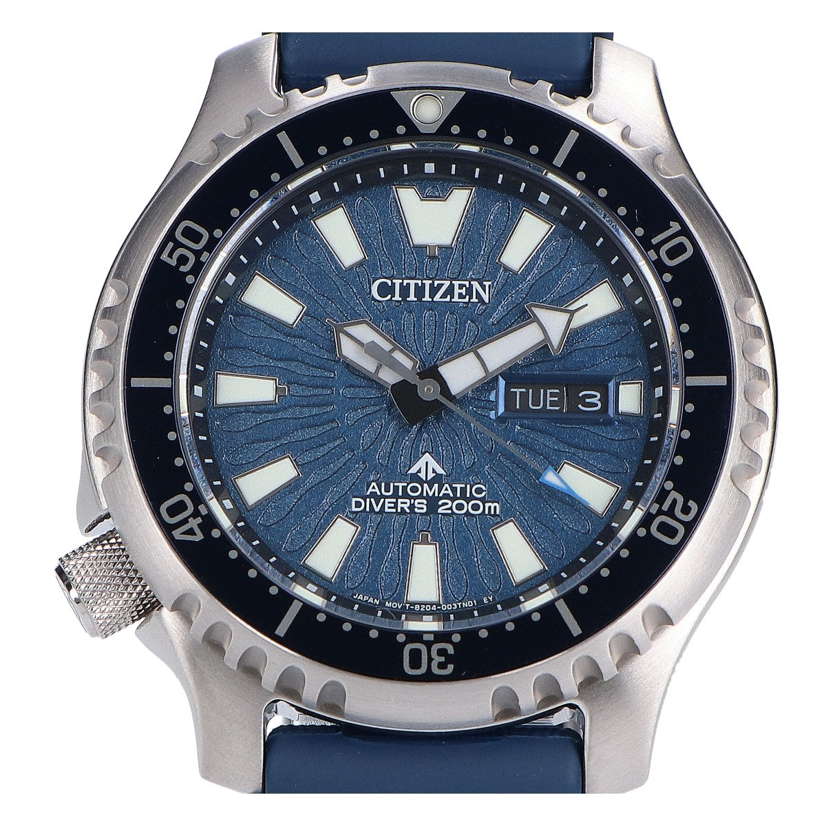 CITIZEN シチズン 新品同様 NY0136-52L プロマスター FUGU 青文字盤 ダイバーズ 自動巻き 腕時計